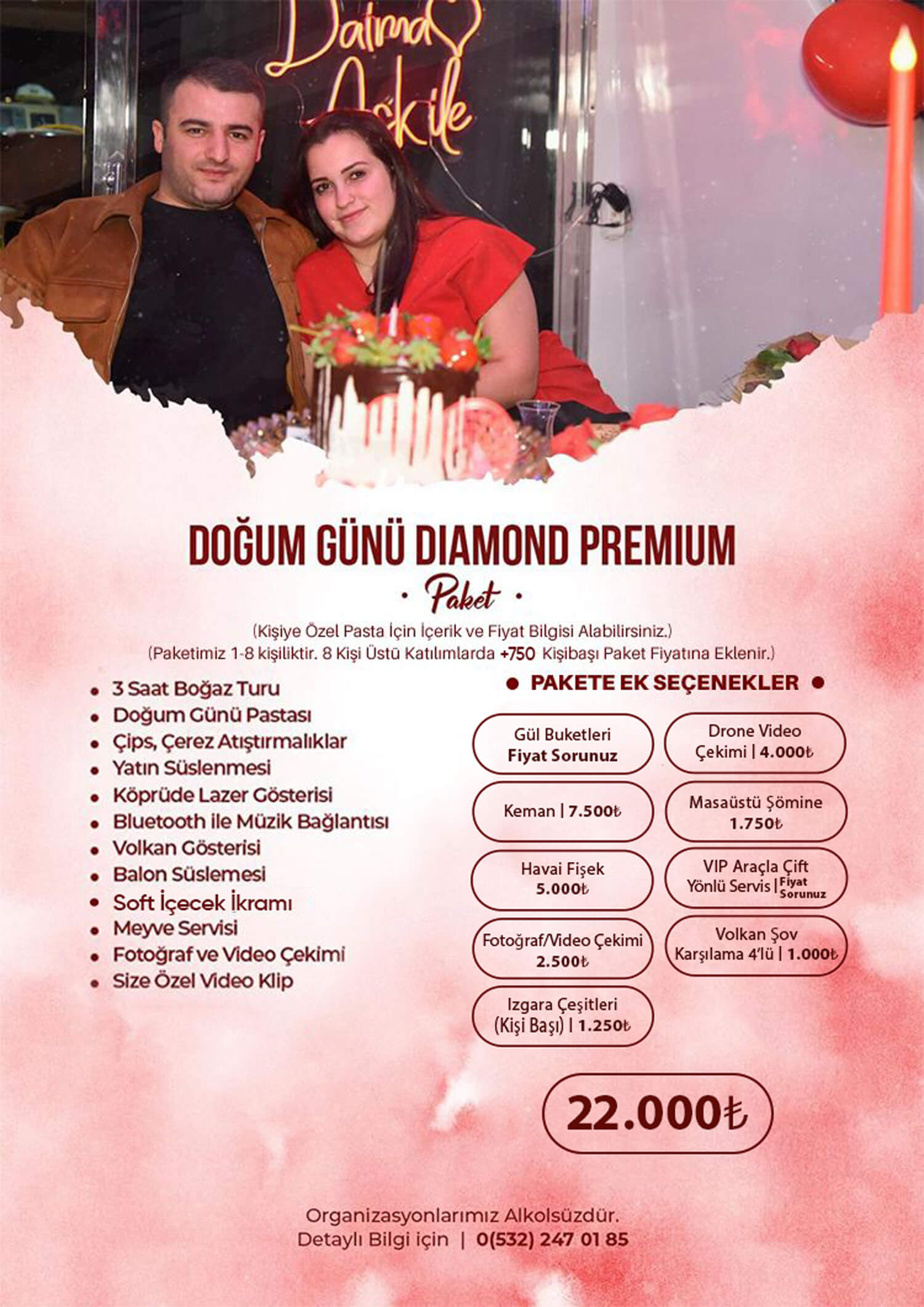Yatta Doğum Günü Diamond Premium Paket