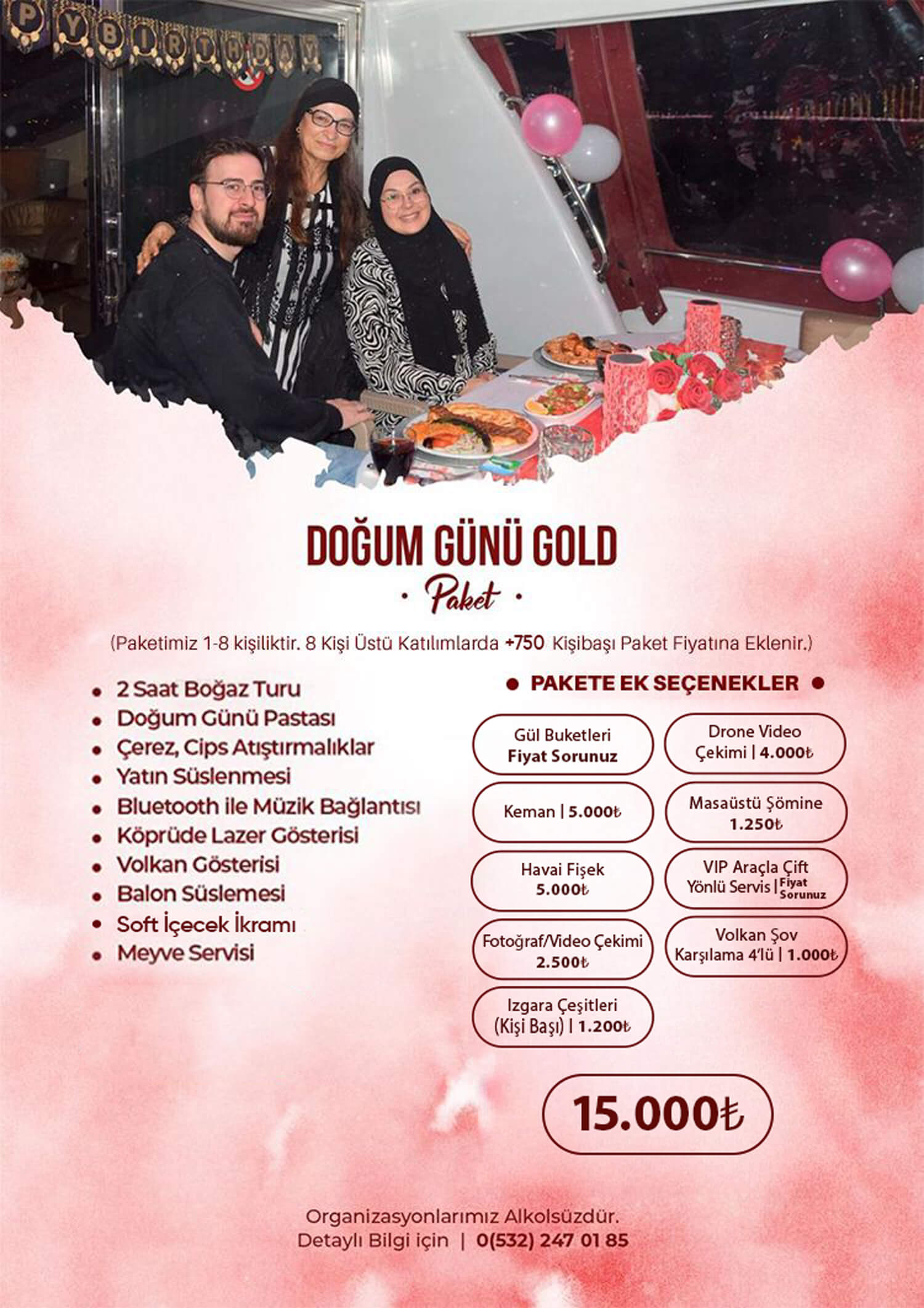 Yatta Doğum Günü Gold Paket