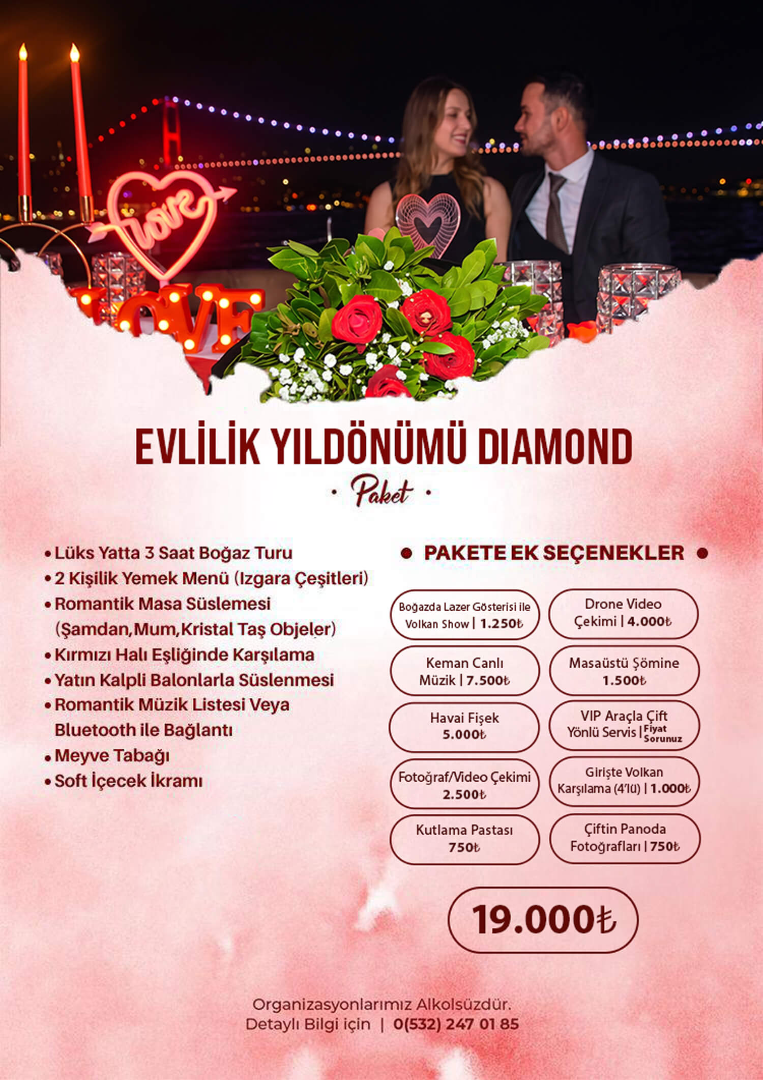 Yatta Evlilik Yıl Dönümü Diamond Paket