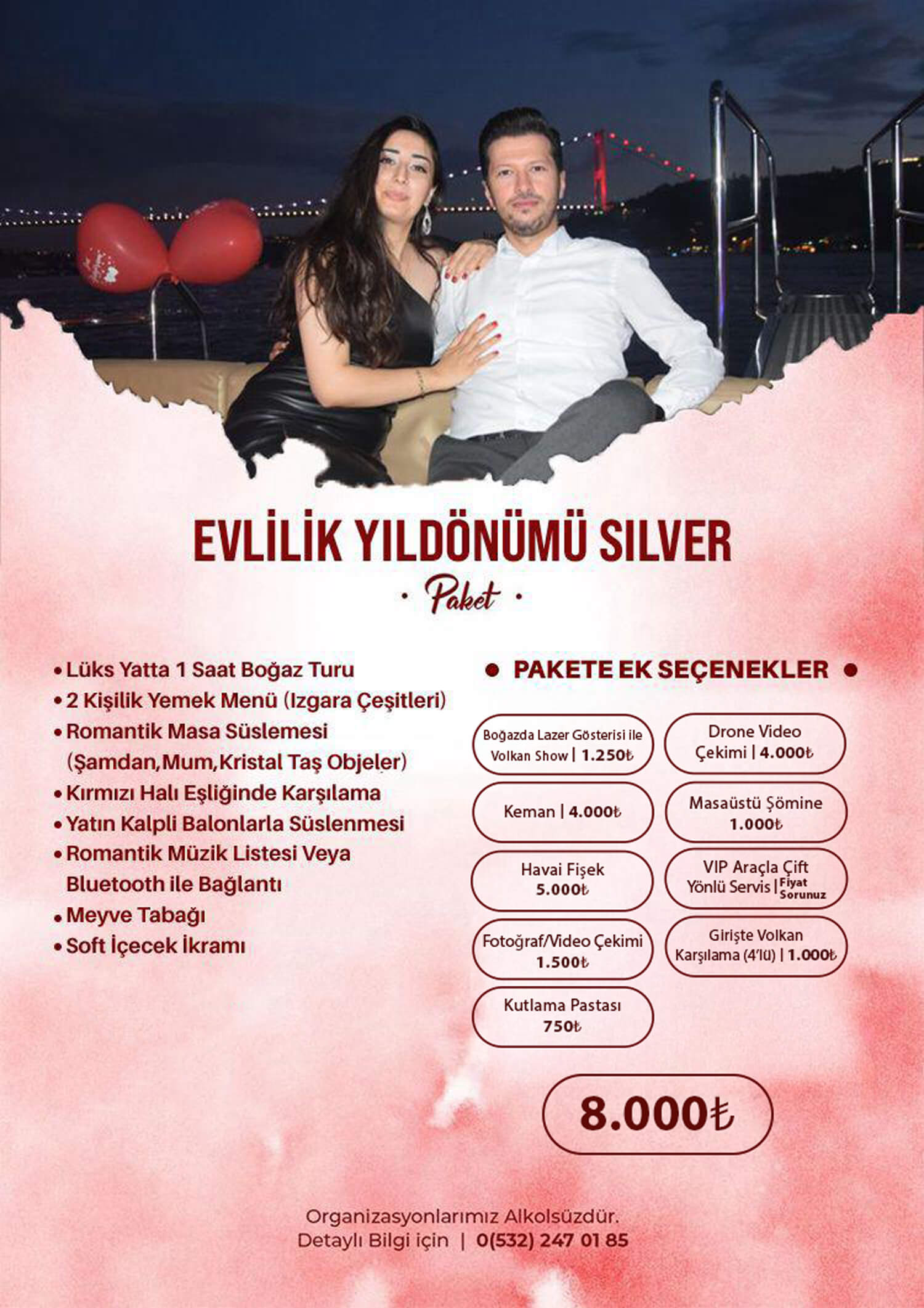 Yatta Evlilik Yıl Dönümü Silver Paket