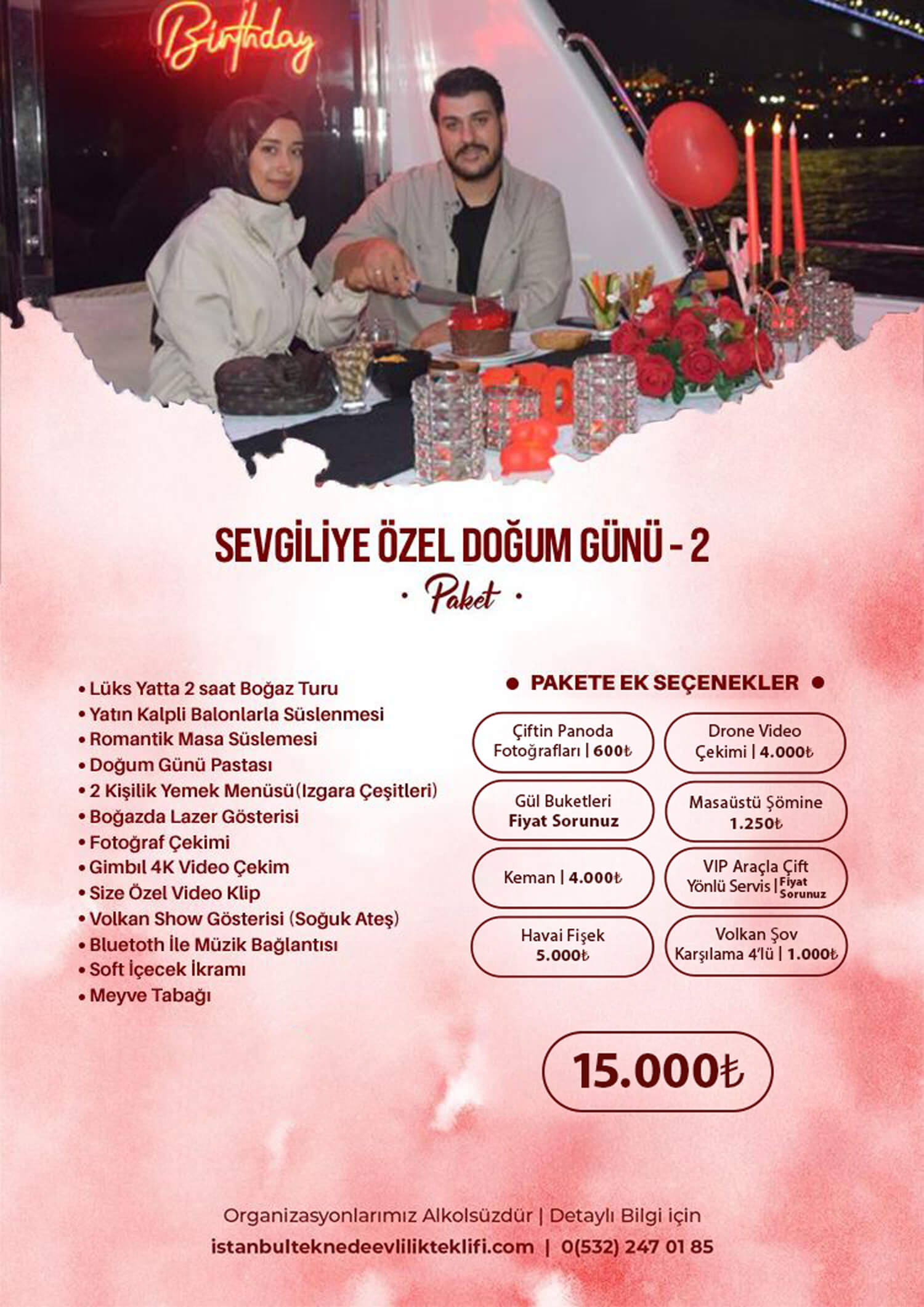 Yatta Romantik Doğum Günü Kutlaması